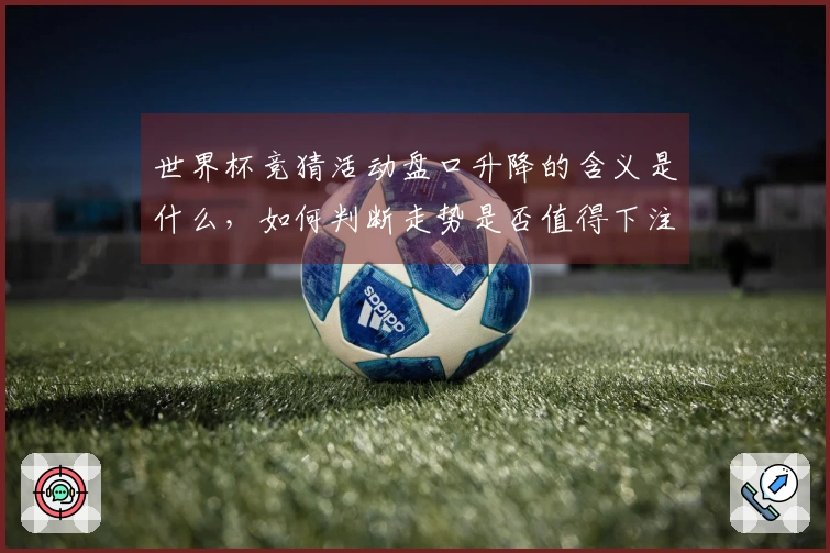 世界杯竞猜活动盘口升降的含义是什么，如何判断走势是否值得下注