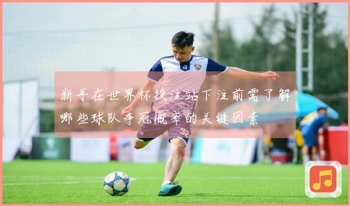 新手在世界杯投注站下注前需了解哪些球队夺冠概率的关键因素